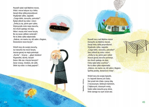 Książka wiersze dla dzieci Julian Tuwim duże litery Greg