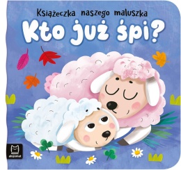 Kto już śpi Aksjomat książeczka kartonowa dla dzieci 0-3 lata
