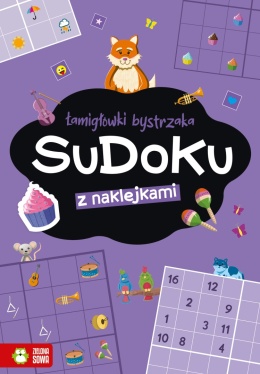 Łamigłówki bystrzaka Sudoku Książeczka dla dzieci Zadania Ćwiczenia