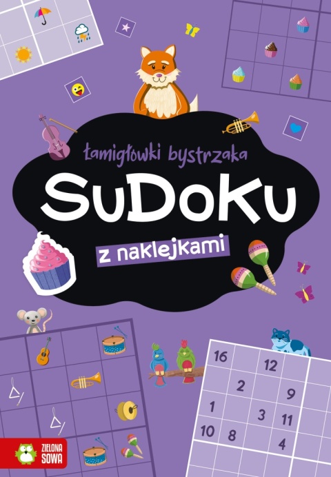 Łamigłówki bystrzaka Sudoku Książeczka dla dzieci Zadania Ćwiczenia