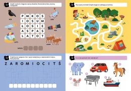 Łamigłówki dla dzieci od 6 lat 100 zadań logicznych edukacyjne