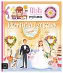 Mała projektantka Przyjęcia i zabawy album z naklejkami Aksjomat