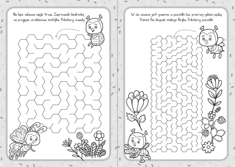 Moje labirynty książeczka edukacyjna dla dzieci 5+ zadania łamigłówki