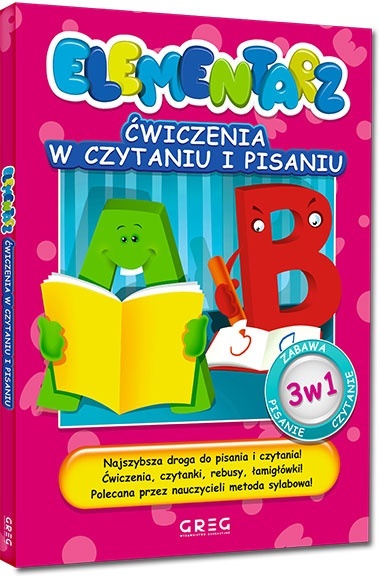 Pakiet książeczek do nauki czytania i pisania Elementarz dla dzieci
