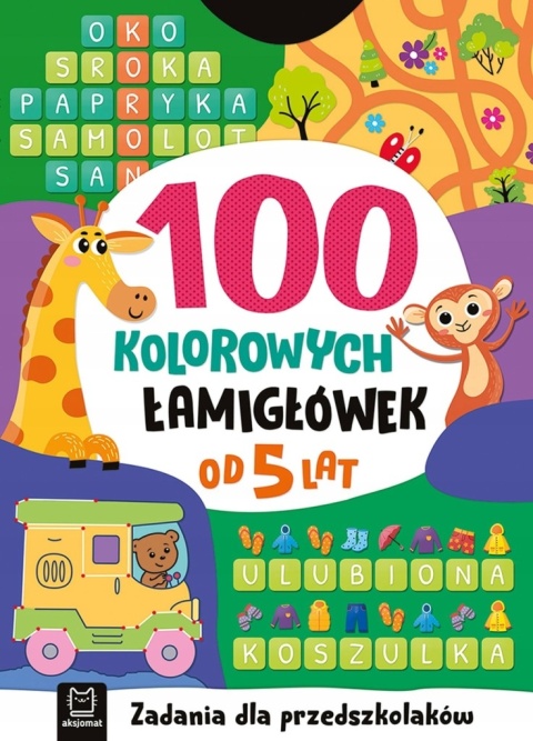 Pakiet książeczek łamigłówki zagadki labirynty dla 5 latka 4 szt Aksjomat