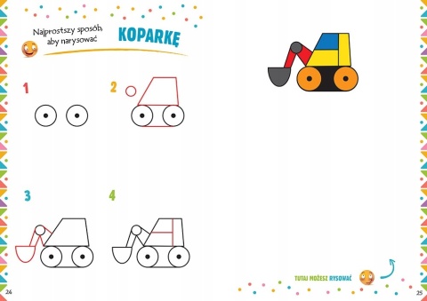 Pierwsze kroki rysowania Nauka rysunku dla dzieci 4-7 lat 96 stron GREG