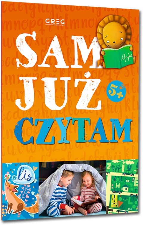 Sam już czytam książeczka do nauki czytania metoda sylabowa dla dzieci GREG