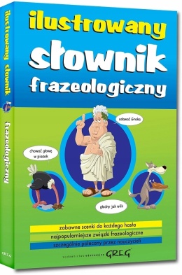 Słownik frazeologiczny dla dzieci ilustrowany twarda oprawa szkoła