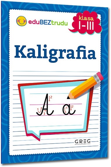 Szlaczki i literki - zeszyt edukacyjny nauka pisania liter dzieci GREG + Zestaw