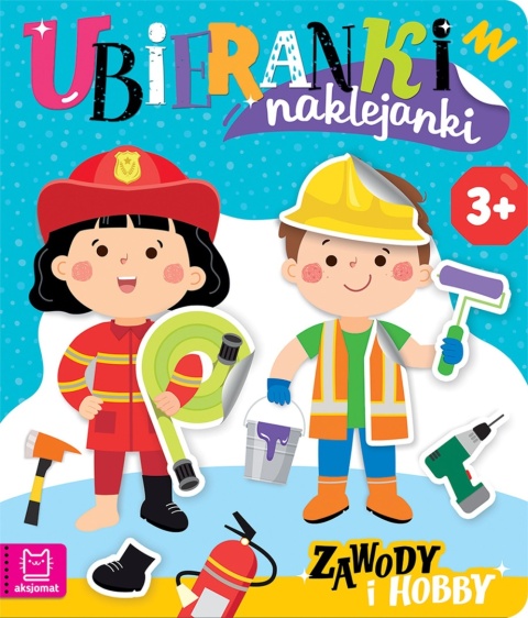 Ubieranki naklejanki Zawody i hobby Aksjomat książeczka z naklejkami