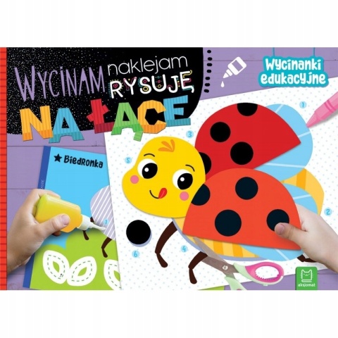 Wycinanki dla przedszkolaka 4-6 lat Na łące książka do wycinania Aksjomat