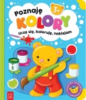 Zestaw 4 książeczki edukacyjne 3+ litery liczby kolory kształty dla dzieci