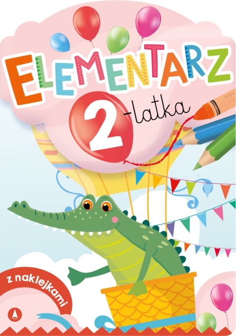 Elementarz 2-latka naklejki ćwiczenia ogólnorozwojowe dla dzieci Skrzat