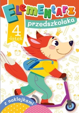 Elementarz przedszkolaka 4-latek naklejki ćwiczenia edukacja Skrzat 2023