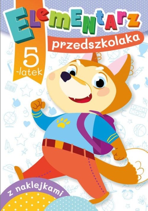 Elementarz przedszkolaka 5-latek naklejki ćwiczenia przedszkole Skrzat