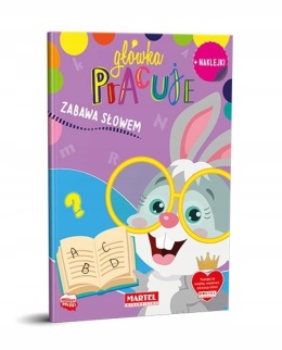 Główka pracuje zabawa słowem nauka liter naklejki Dragon Martel