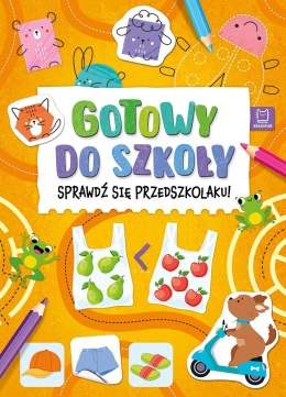 Gotowy do szkoły Sprawdź się przedszkolaku książka edukacyjna dzieci