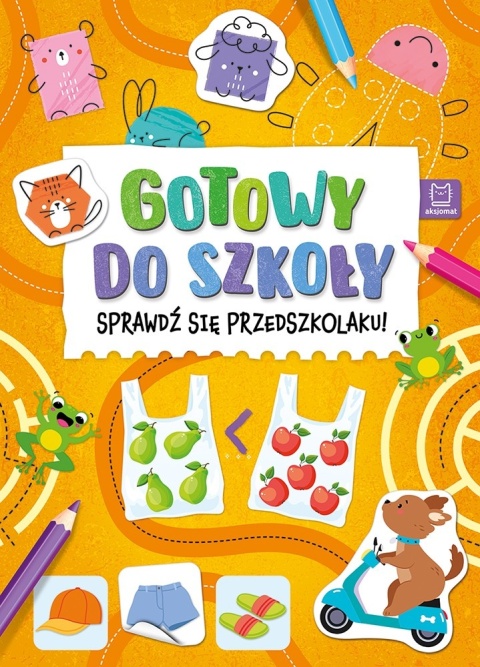 Gotowy do szkoły Sprawdź się przedszkolaku książka edukacyjna dzieci
