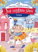 Już czytam sam Pinokio duże litery sylaby książka do nauki czytania