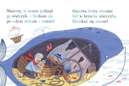 Już czytam sam Pinokio duże litery sylaby książka do nauki czytania