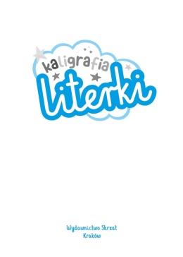 Kaligrafia Literki nauka pisania naklejki alfabet dla dzieci 6+ Skrzat