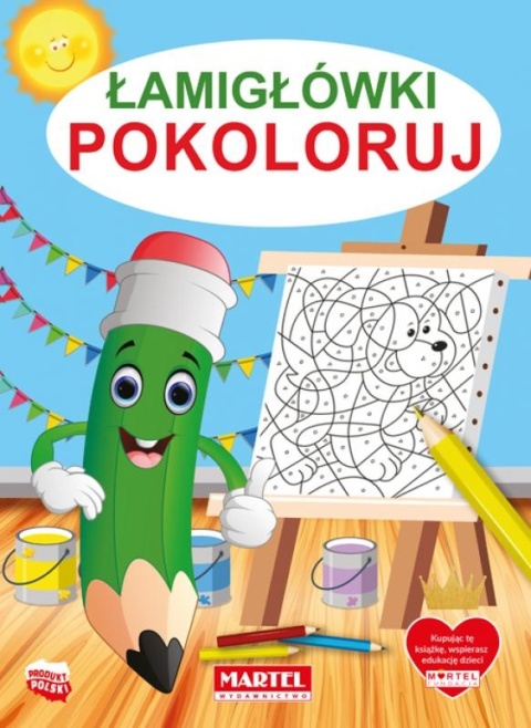 Kolorowanka łamigłówki dla dzieci książeczka A4 32 strony szlaczki