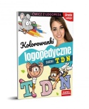 Kolorowanka logopedyczna ćwiczenia wymowy Głoski T D N Martel 16s