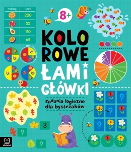 Kolorowe łamigłówki zadania logiczne edukacyjne dla dzieci od 8 lat