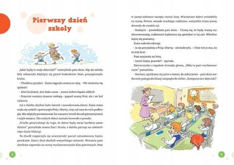 Książeczka Idę do szkoły Opowiadania dla pierwszoklasisty GREG twarda