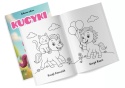 Kucyki kolorowanka dla dzieci książka edukacyjna z naklejkami 16 str