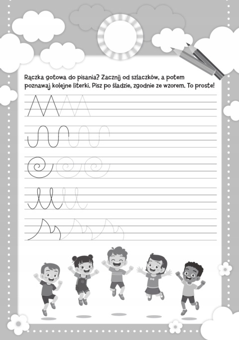 Literki to proste dla dzieci książeczka edukacyjna z naklejkami