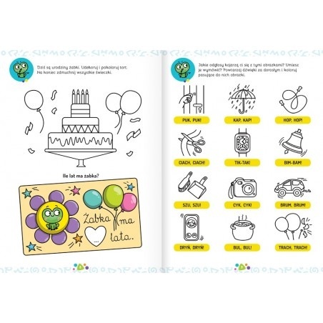 Logopedia ćwiczenia mowy Logozabawy kolorowanka żabka Aksjomat miękka