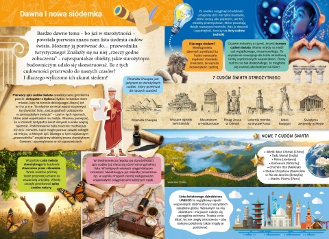 Mała encyklopedia Cuda świata książka edukacyjna ciekawostki dla dzieci