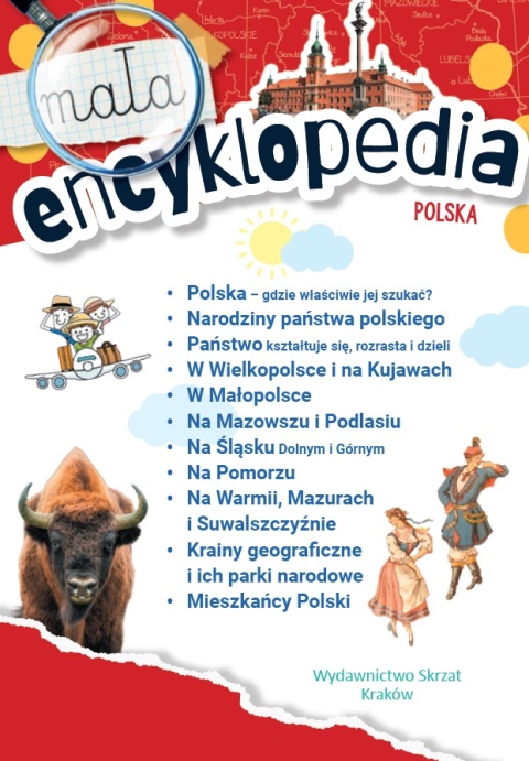 Mała encyklopedia Polska książka edukacyjna fakty ciekawostki dla dzieci