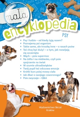 Mała encyklopedia Psy książka edukacyjna fakty ciekawostki dla dzieci