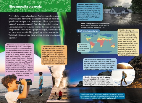 Mała encyklopedia Zjawiska przyrodnicze książka edukacyjna ciekawostki