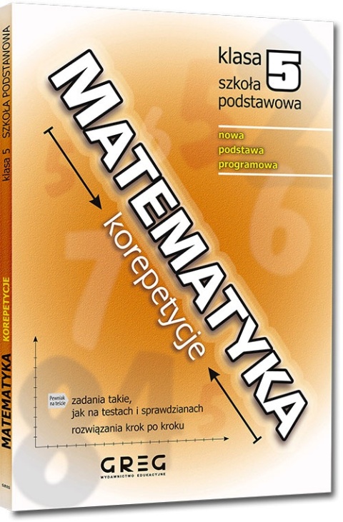 Matematyka korepetycje klasa 5 GREG szkoła podstawowa testy zadania