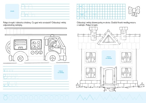 Moja kaligrafia szlaczki dla dzieci książeczka edukacyjna