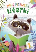 Moje pierwsze literki dla dzieci książeczka edukacyjna naklejki