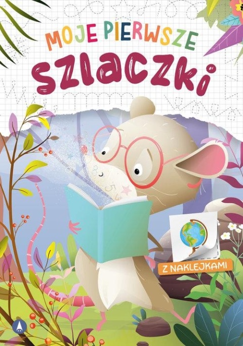 Moje pierwsze szlaczki dla dzieci książeczka edukacyjna naklejki