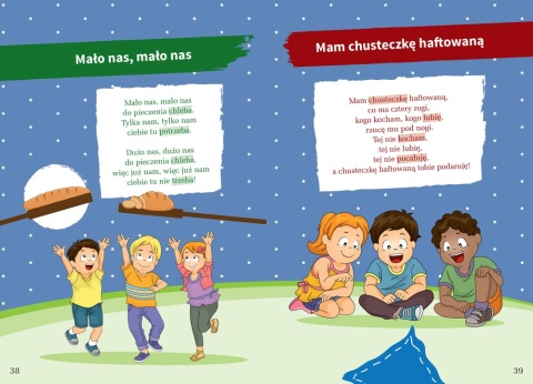 Nasze polskie rymowanki wierszyki piosenki Maria Zagnińska twarda oprawa