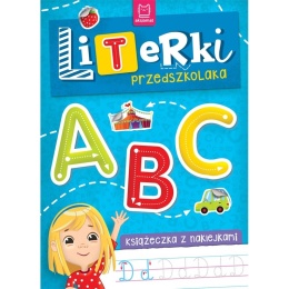 Nauka liter przedszkolaka szlaczki naklejki ćwiczenia Aksjomat miękka