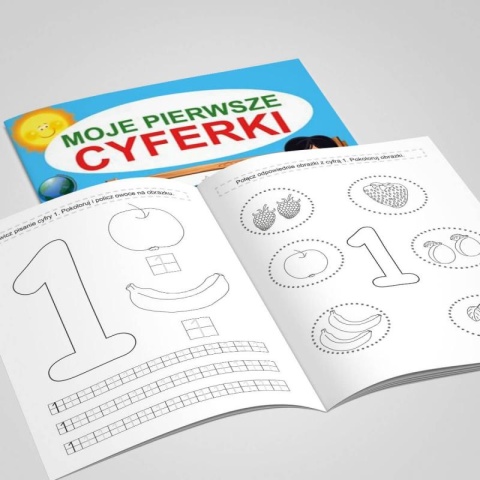 Nauka pisania cyferek cyfry pierwsze działania matematyczne Martel