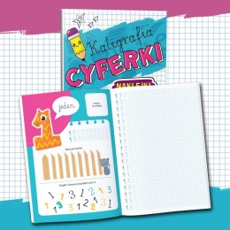 Nauka pisania cyferek kaligrafia cyfry zadania Martel miękka 32s