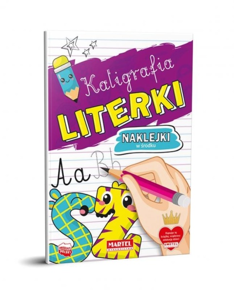 Nauka pisania literek kaligrafia litery zadania Martel miękka 32s