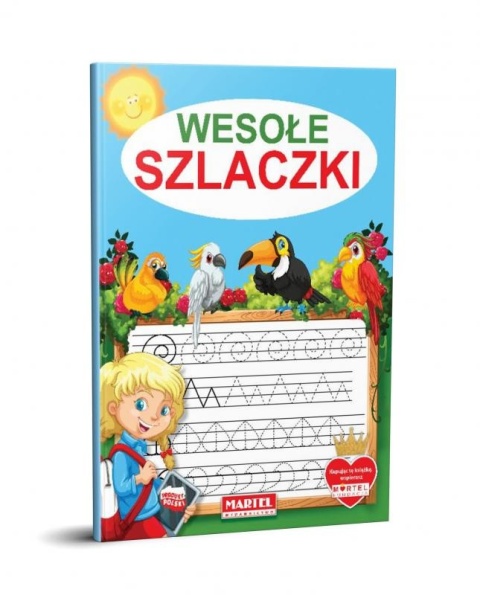 Papugi kolorowanka dla dzieci książka edukacyjna A4 32 strony ptaki