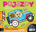 Pojazdy w podróży kolorowanka z naklejkami dla dzieci papierowa zabawka