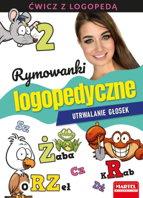 Rymowanki logopedyczne książka dla dzieci utrwalanie głosek twarda 56
