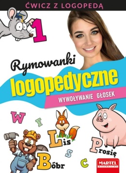 Rymowanki logopedyczne książka dla dzieci wywoływanie głosek twarda 56