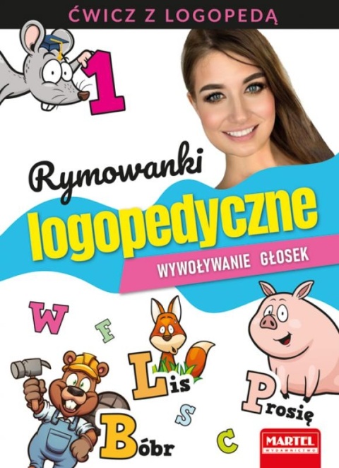Rymowanki logopedyczne książka dla dzieci wywoływanie głosek twarda 56